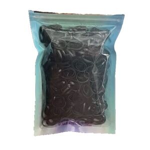 3 for $15 scünci Kids Polyband Rubber Hair Ties - Black - 518 Pieces